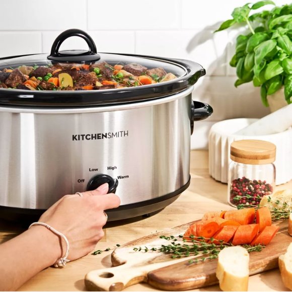 Bella 6qt Manual Slow Cooker - Stainless Steel - Picture 5 of 7